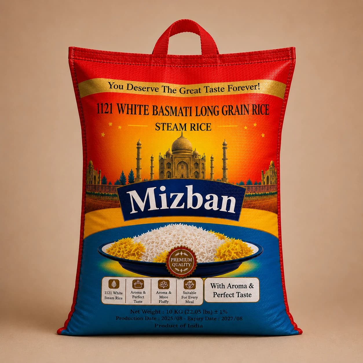 Mizban 1121 Basmati Steam Rice