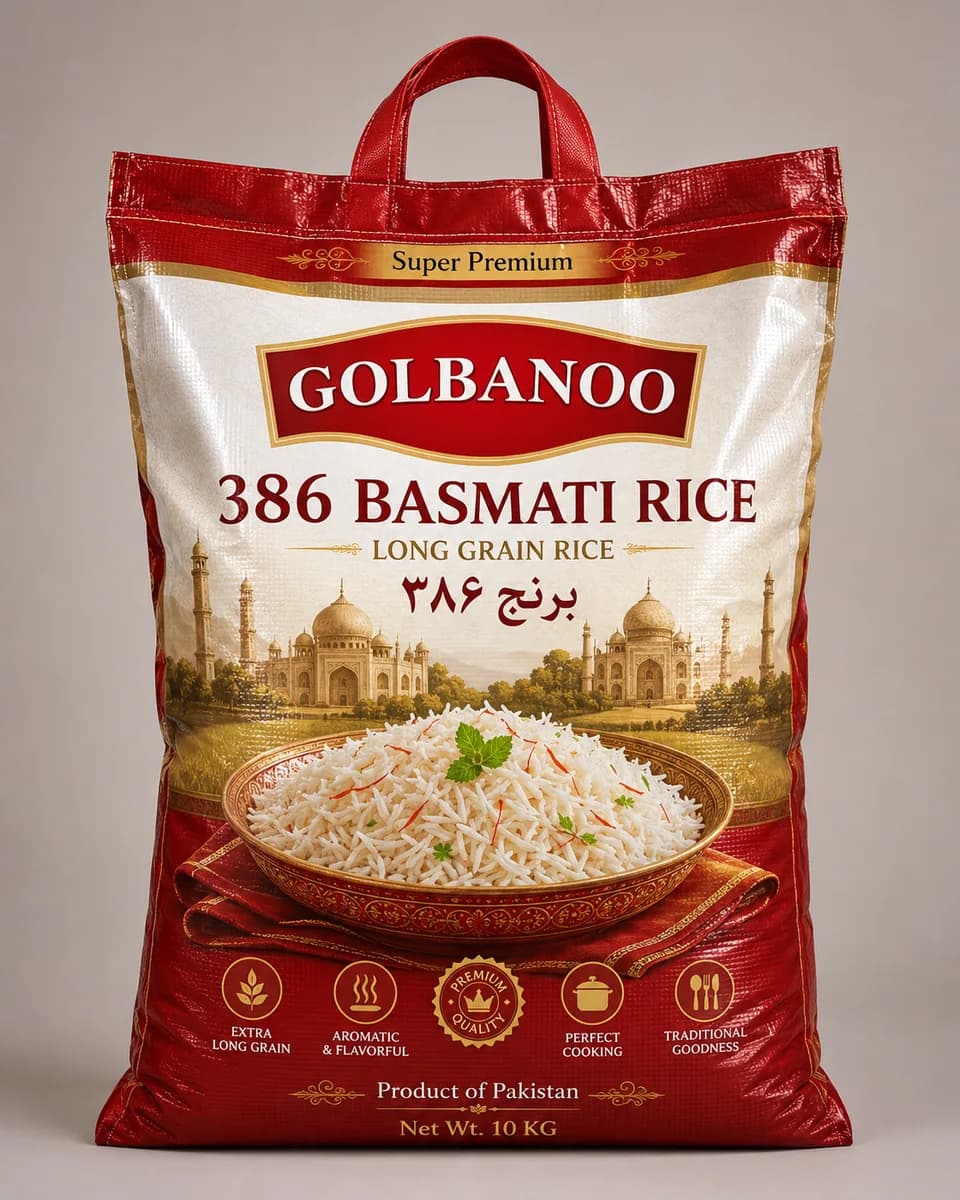 Golbanoo 386 Basmati Rice